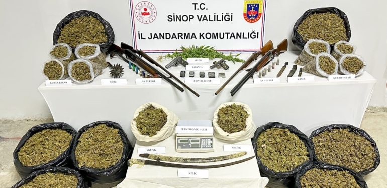 Sinop’ta uyuşturucu operasyonu:1 gözaltı