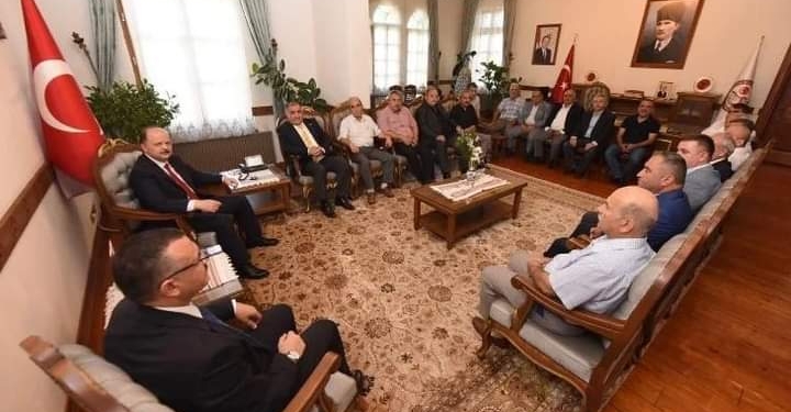 Boyabat Protokolünden  Kastamonu Valisi Meftun Dallı’ya ziyaret