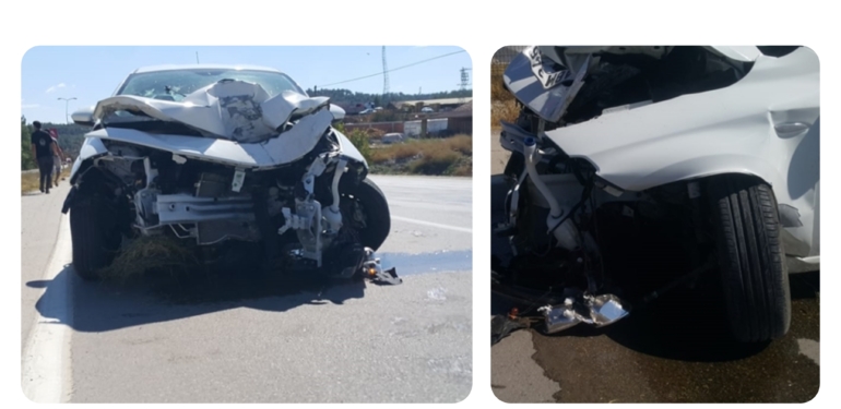 Boyabat’ta Trafik Kazası…1 Yaralı