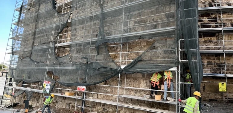 Sinop’ta kale surları ve saat kulesi restorasyonda sona gelindi