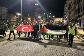 İSRAİL SİNOP'TA PROTESTO EDİLDİ