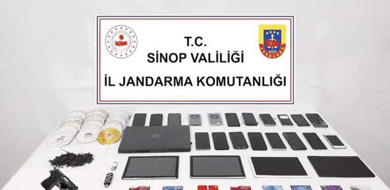 Sinop Merkezli suç örgütü çökertildi