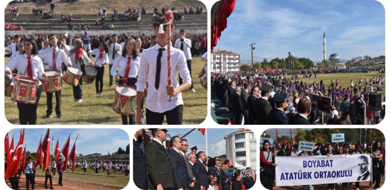 Boyabat’ta Cumhuriyet’in 100.Yılı Coşkuyla Kutlandı 