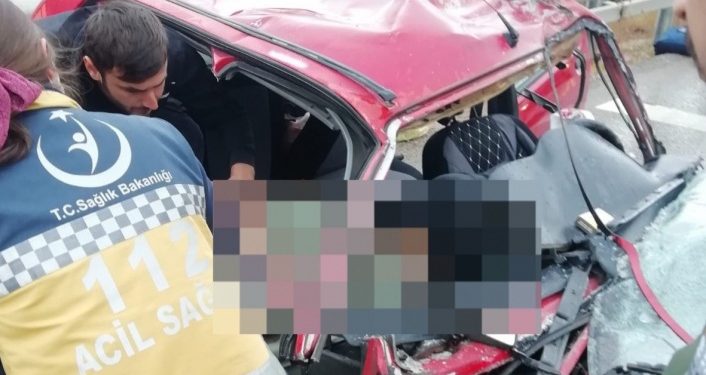 Boyabat’ta feci kaza 4 ölü 1 yaralı…