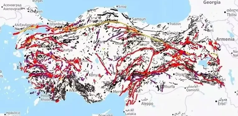 MTA diri fay haritasını güncelledi! İşte depreme en yakın 45 il, 110 ilçe…