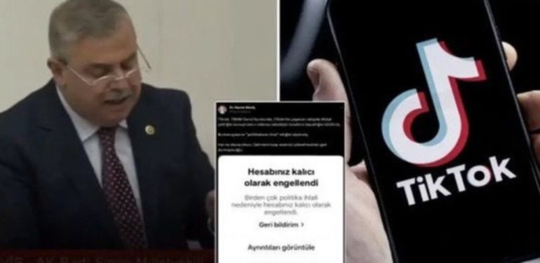 Tiktok, Filistin’e destek paylaşımı nedeniyle Milletvekili Maviş’in hesabını kapattı…
