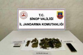 DURDURULAN ARAÇTAN UYUŞTURUCU MADDE ÇIKTI