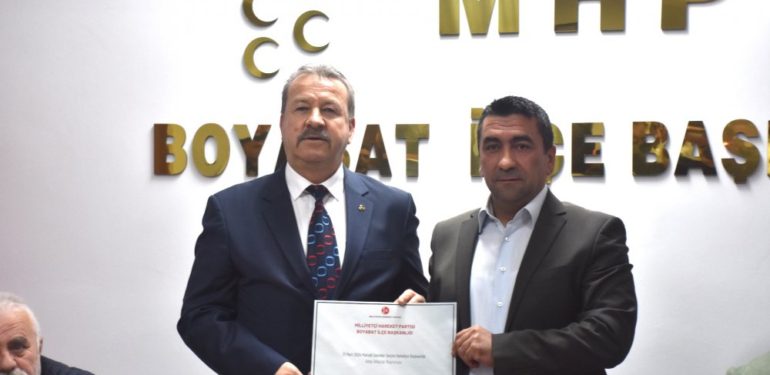 Şükrü Kaya Boyabat Belediye Başkanlığı için aday adaylığını açıkladı
