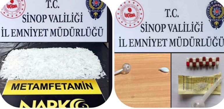 Boyabat’ta şüpheli araçtan uyuşturucu çıktı