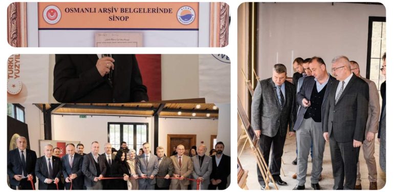 “Osmanlı Arşiv Belgelerinde Sinop” sergisi açıldı