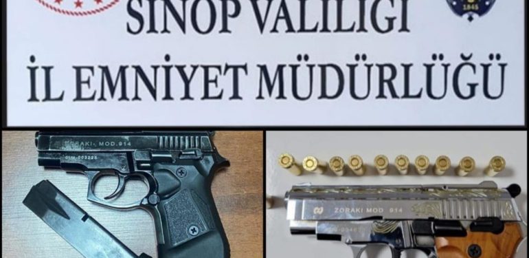 Sinop’ta magandalara suçüstü: 2 gözaltı