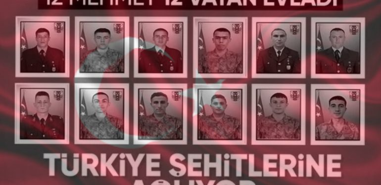 Türkiye’nin 12 Kahraman Şehidi…