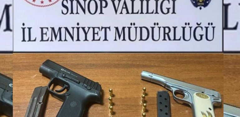 Sinop’ta genel güvenliği bozan şahıslar yakalandı