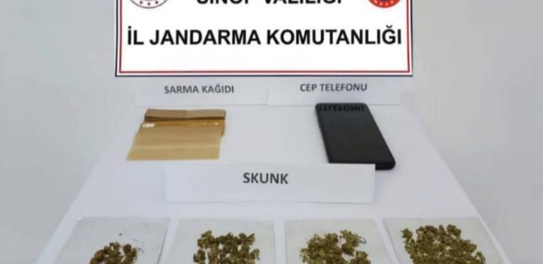 Sinop’ta uyuşturucu operasyonu: 1 gözaltı