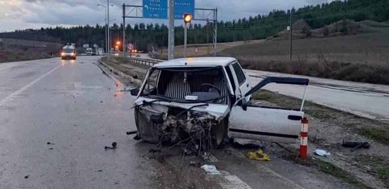 Boyabat’ta Trafik Kazası…