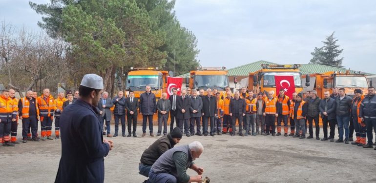 Boyabat Karayolları Ekiplerinin Kar Mücadelesi Başladı