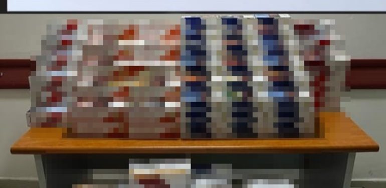 Sinop’ta 45 bin 600 makaron ele geçirildi: 1 gözaltı