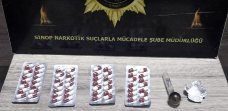 Sinop’ta uyuşturucu operasyonunda 3 kişi yakalandı
