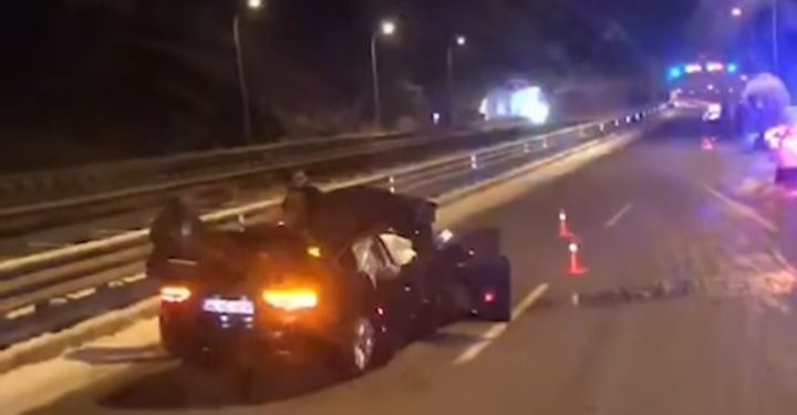 Sinop’ta iki tünel arasında feci kaza!