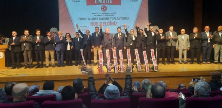 MHP Boyabat’ta Proje ve Aday Tanıtım Toplantısı Yaptı….