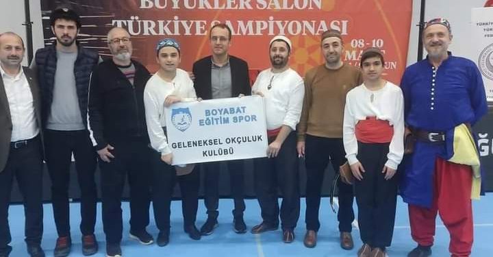 BOYABAT EĞİTİM SPOR KULÜBÜ GELENEKSEL OKÇULUK SPORCUSUNDAN BAŞARI…