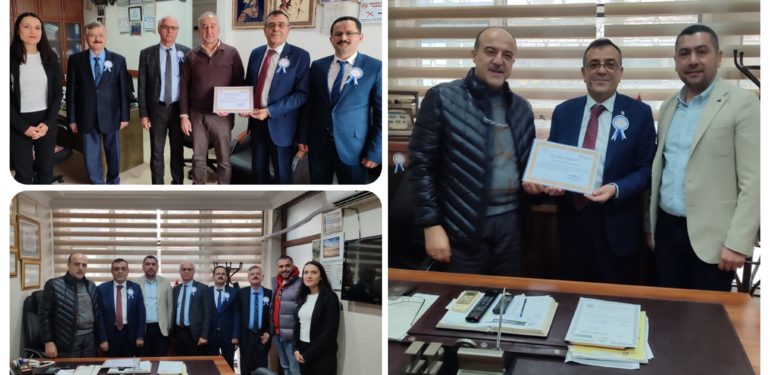 Boyabat’ta vergi rekortmenlerine teşekkür belgesi verildi