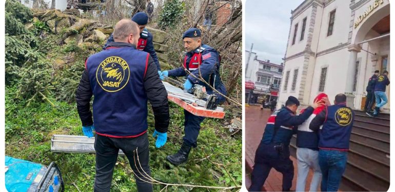 Sinop’ta hırsızlık zanlısı 3 kişi yakalandı