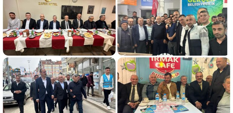 Maviş ve Ersoy Boyabat’ta Seçim Çalışmalarına Katıldı…