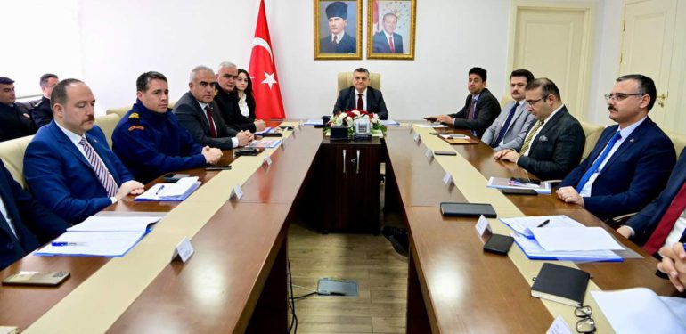 Seçim güvenliği toplantısı yapıldı