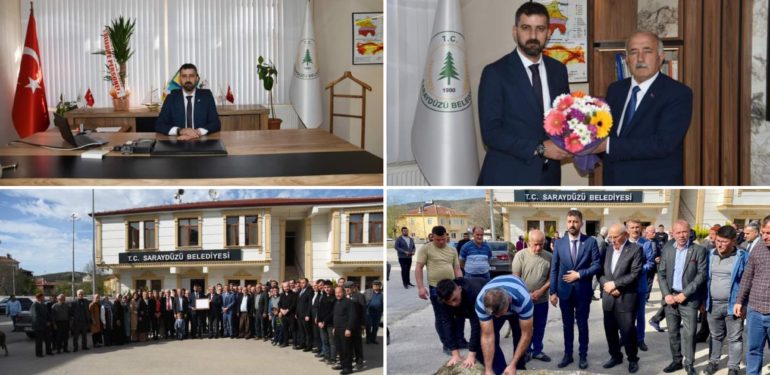 SARAYDÜZÜ BELEDİYE BAŞKANI FERDİ CANOĞLU GÖREVİNE BAŞLADI…