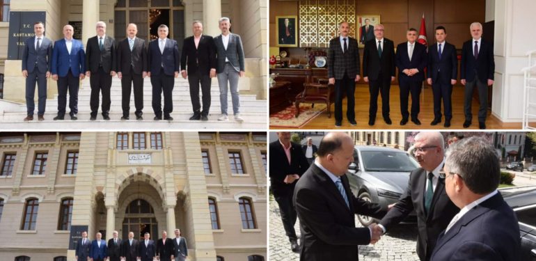 Sinop Valisi Dr. Mustafa Özarslan,Kastamonu Valisi Meftun Dallı’yı Ziyaret Etti…